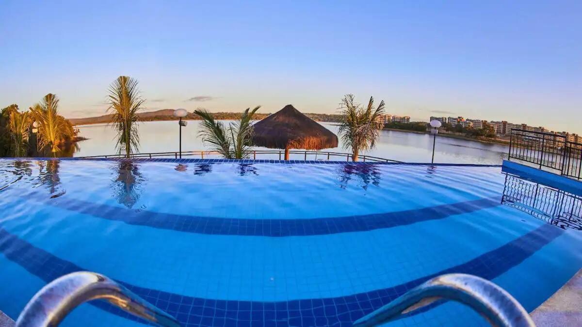 Apto Resort Do Lago Ate 8 Pessoas - Valor Promocional Caldas Novas Exteriör bild