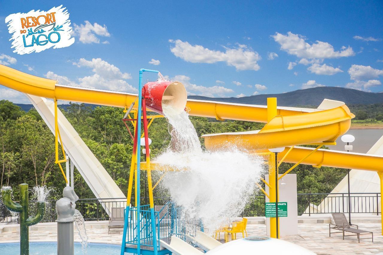 Apto Resort Do Lago Ate 8 Pessoas - Valor Promocional Caldas Novas Exteriör bild