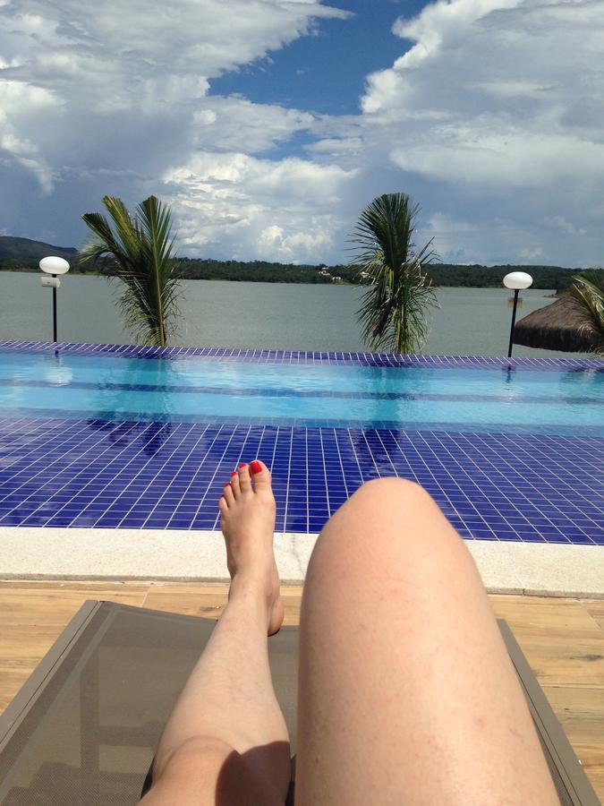 Apto Resort Do Lago Ate 8 Pessoas - Valor Promocional Caldas Novas Exteriör bild